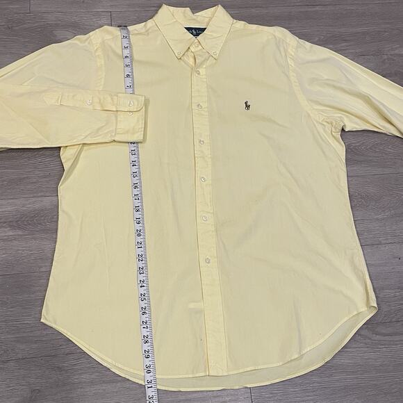 Lot of 2 Ralph Lauren Mens Shirt 34/35 16.5 Classic Button Up Preppy Striped - Picture 4 of 8